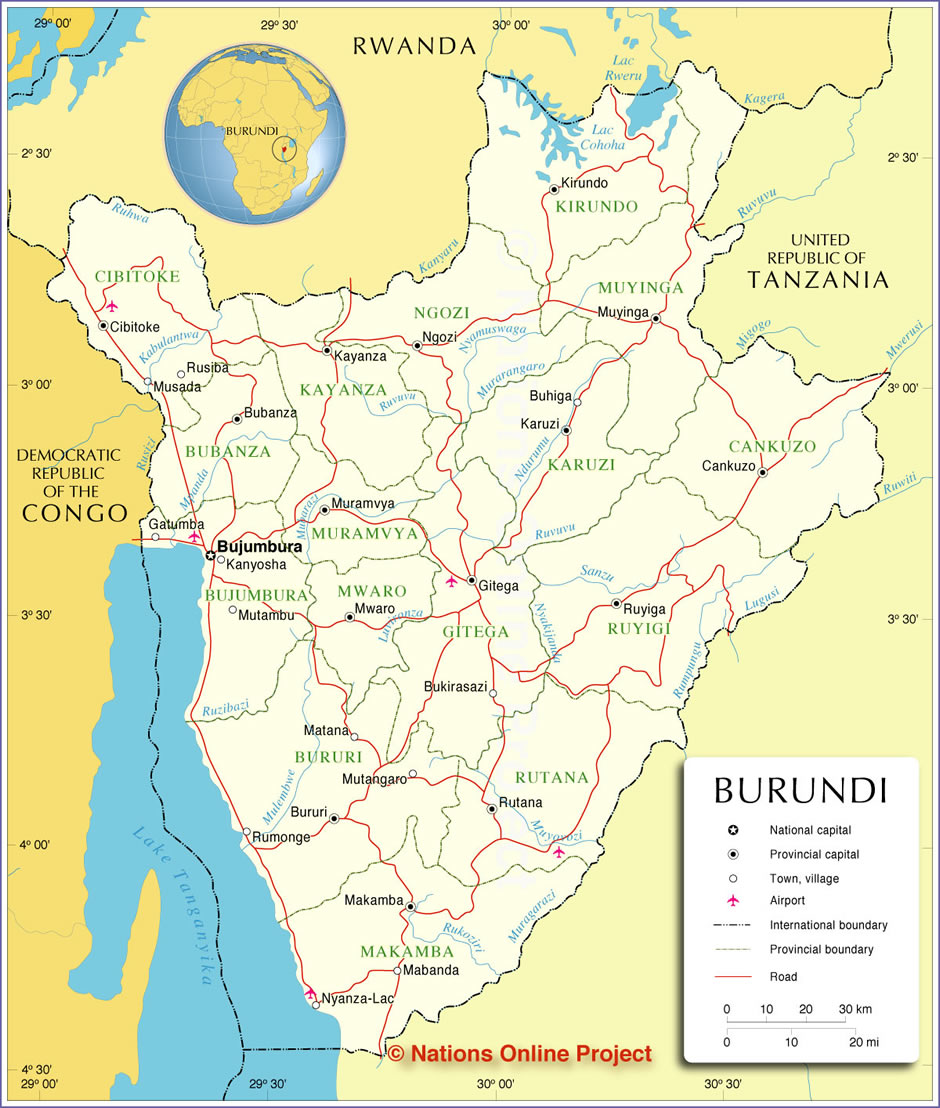 Bujumbura Map